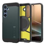 Laptop, Telefoane si Tablete - Telefoane mobile si accesorii - Accesorii Telefoane - Huse telefoane - Husa pentru Samsung Galaxy S25 Plus - Spigen Tough Armor MagSafe - Verde - Infinity.ro