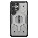 Laptop, Telefoane si Tablete - Telefoane mobile si accesorii - Accesorii Telefoane - Huse telefoane - Husa pentru Samsung Galaxy S25 Ultra - UAG Pathfinder Transparent MagSafe - Alb Argintiu - Infinity.ro