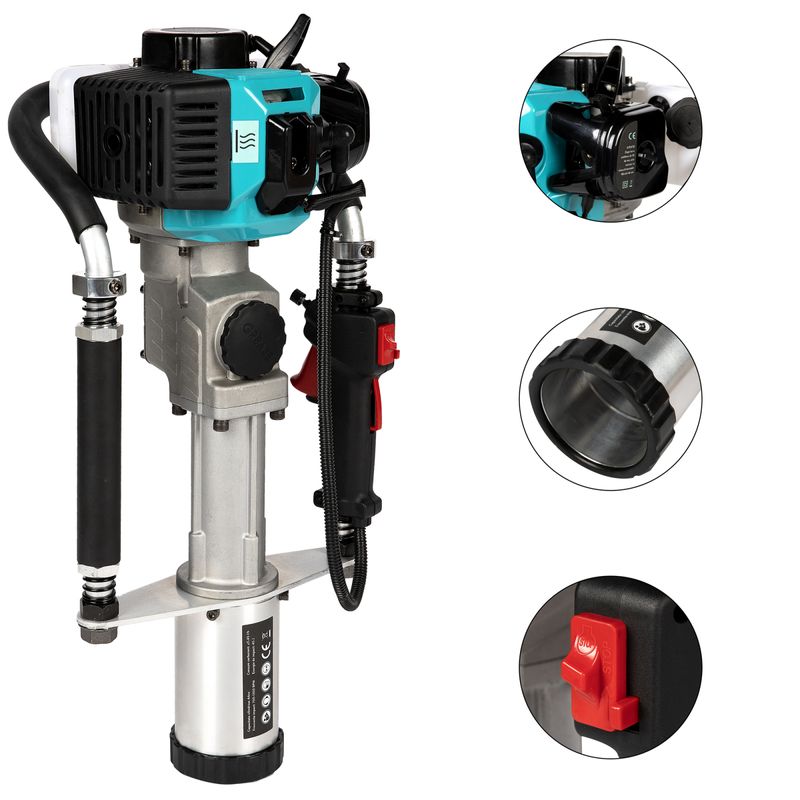 Casa si Gradina - Gradinarit si plante - Utilaje gradina - Coase electrice si motocoase - Masina batut stalpi Detoolz 1.8Nm 2000bpm motor 44CC 2T - Infinity.ro