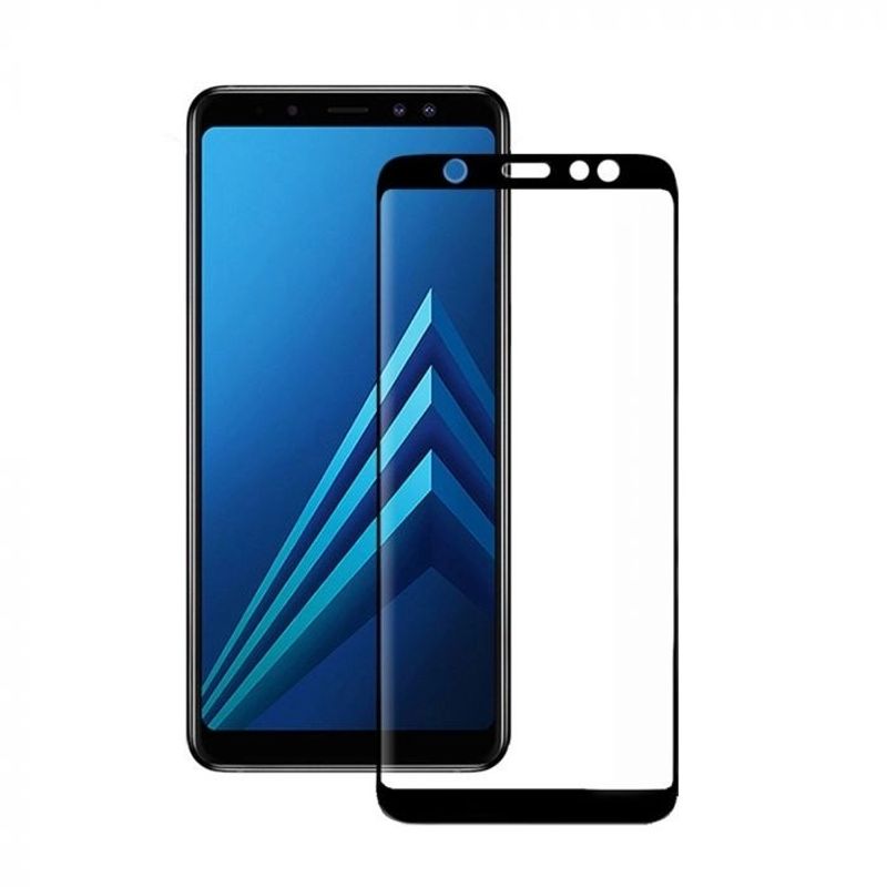 Laptop, Telefoane si Tablete - Telefoane mobile si accesorii - Accesorii Telefoane - Folii protectie telefoane - Folie Sticla Flippy pentru Samsung J6 Plus 111D Negru - Infinity.ro