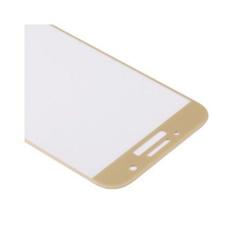 Laptop, Telefoane si Tablete - Telefoane mobile si accesorii - Accesorii Telefoane - Folii protectie telefoane - Folie Sticla Samsung Galaxy A3 2017 Full Face Auriu - Infinity.ro