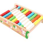 Jucarii, Copii si Bebe - Jucarii si jocuri - Jucarii & jocuri educative - Jocuri si jucarii educative - Numaratoare Flippy, din Lemn, Vopsea Ecologica, 10 Siruri x 10 Margele, 4-6 Ani, 24.5 x 20.5 cm, Multicolor - Infinity.ro