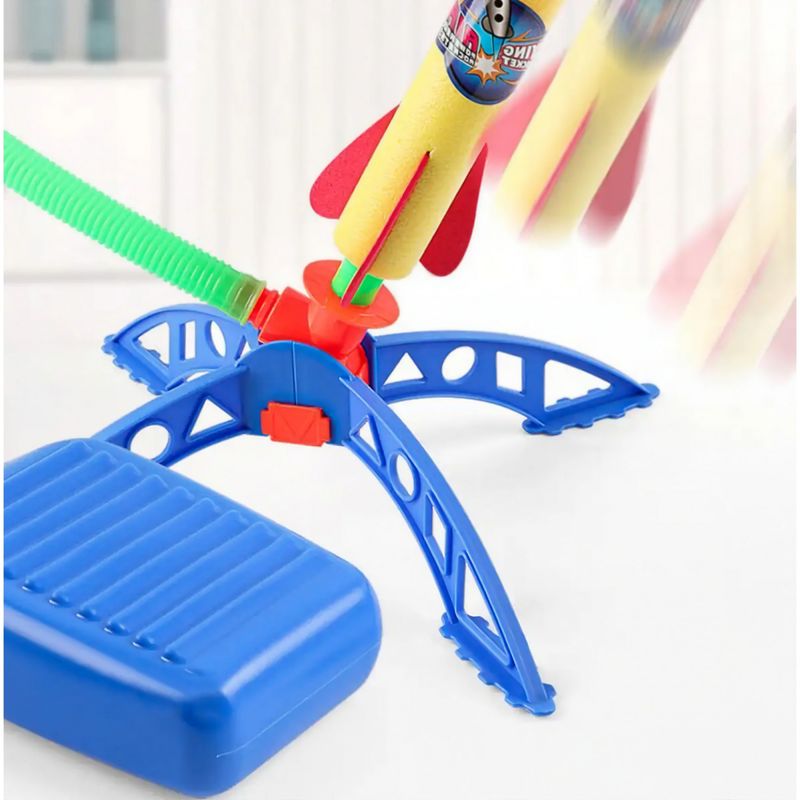 Jucarii, Copii si Bebe - Jucarii si jocuri - Jucarii & jocuri educative - Jocuri si jucarii educative - Jucarie pentru copii, Flippy, lansator rachete cu piciorul, 3 rachete fara lumini - Infinity.ro