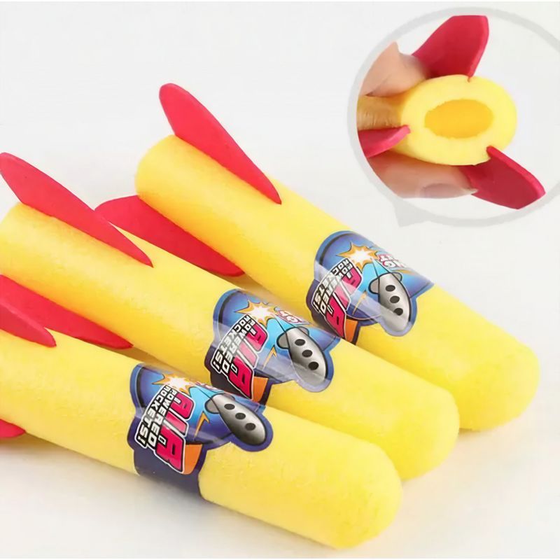 Jucarii, Copii si Bebe - Jucarii si jocuri - Jucarii & jocuri educative - Jocuri si jucarii educative - Jucarie pentru copii, Flippy, lansator rachete cu piciorul, 3 rachete fara lumini - Infinity.ro