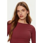 Fashion, accesorii si bijuterii - Femei - Imbracaminte femei - Camasi si bluze femei - Bluza dama LEE 112355150, S INTL, Rosu - Infinity.ro