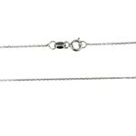Fashion, accesorii si bijuterii - Femei - Bijuterii femei - Coliere femei - Lantisor din Argint 925, Zale Patrate 38 cm - Infinity.ro