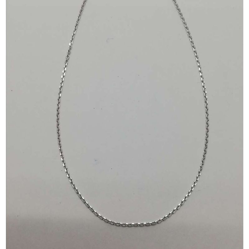 Fashion, accesorii si bijuterii - Femei - Bijuterii femei - Coliere femei - Lantisor din Argint 925, Zale Patrate 38 cm - Infinity.ro