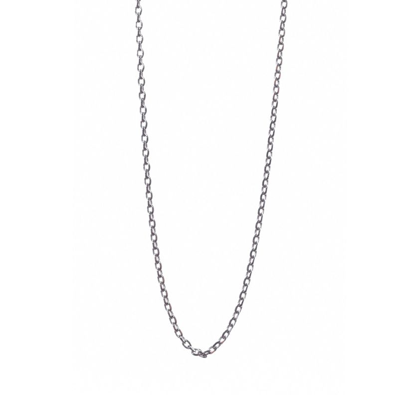 Fashion, accesorii si bijuterii - Femei - Bijuterii femei - Coliere femei - Lantisor din Argint 925 rodiat, model la baza gatului, 38 cm - Infinity.ro