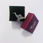 Fashion, accesorii si bijuterii - Femei - Bijuterii femei - Pandantive femei - Pandantiv, Jolie Silver, Argint 925, Model Bufnita Patinata, 30 x 15 mm, 2.4 g - Infinity.ro