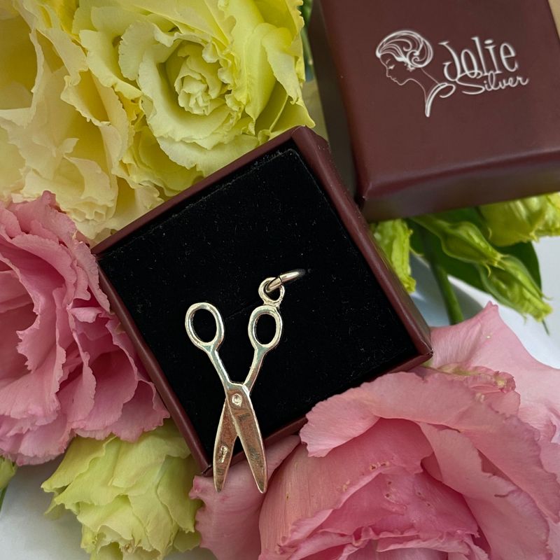 Fashion, accesorii si bijuterii - Femei - Bijuterii femei - Pandantive femei - Pandantiv, Jolie Silver, Argint 925, Model Foarfeca, 2.2 g, 27x15 mm - Infinity.ro