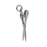 Fashion, accesorii si bijuterii - Femei - Bijuterii femei - Pandantive femei - Pandantiv, Jolie Silver, Argint 925, Model Foarfeca, 2.2 g, 27x15 mm - Infinity.ro