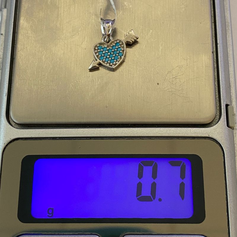 Fashion, accesorii si bijuterii - Femei - Bijuterii femei - Pandantive femei - Pandantiv, Jolie Silver, Argint 925, Model Inima cu Sageata, 0.7 g, 10x15 mm - Infinity.ro