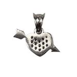 Fashion, accesorii si bijuterii - Femei - Bijuterii femei - Pandantive femei - Pandantiv, Jolie Silver, Argint 925, Model Inima cu Sageata, 0.7 g, 10x15 mm - Infinity.ro