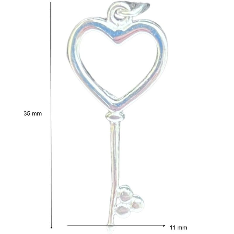 Fashion, accesorii si bijuterii - Femei - Bijuterii femei - Pandantive femei - Pandantiv, Jolie Silver, Argint 925, Model Cheie, 35 x 11 mm, 0.9 g - Infinity.ro