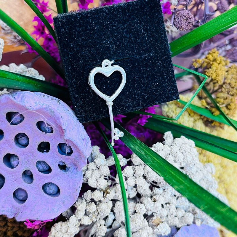 Fashion, accesorii si bijuterii - Femei - Bijuterii femei - Pandantive femei - Pandantiv, Jolie Silver, Argint 925, Model Cheie, 35 x 11 mm, 0.9 g - Infinity.ro