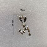 Fashion, accesorii si bijuterii - Femei - Bijuterii femei - Pandantive femei - Pandantiv, Jolie Silver, Argint 925, Model Iepuras cu Morcov, 1.5 g, 20x10 mm - Infinity.ro