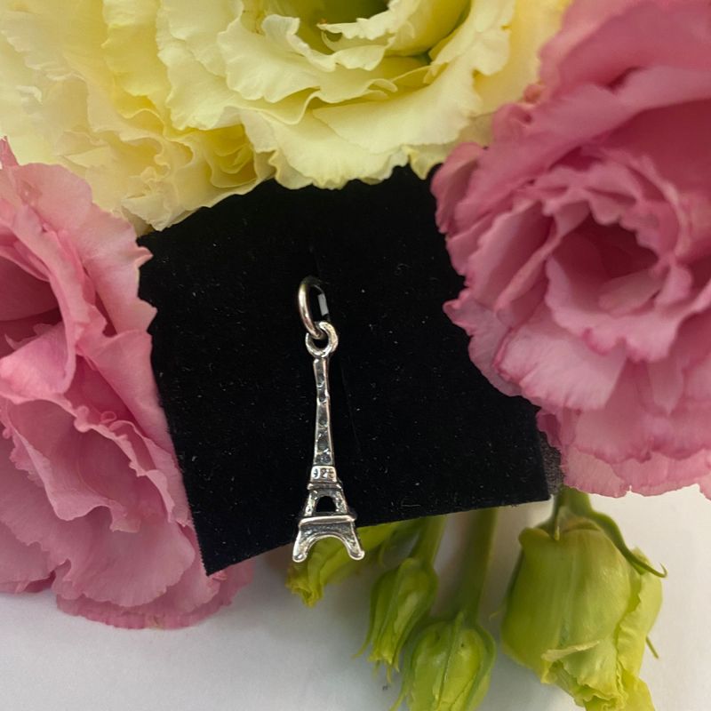Fashion, accesorii si bijuterii - Femei - Bijuterii femei - Pandantive femei - Pandantiv, Jolie Silver, Argint 925, Model Eiffel Tower, 0.9 g, 25x5 mm - Infinity.ro