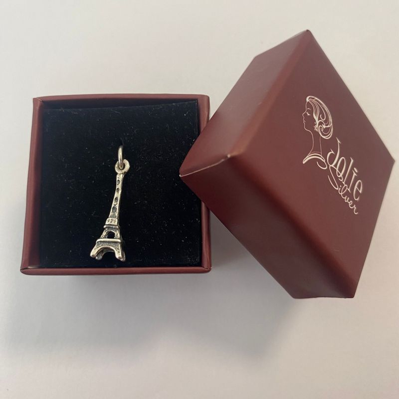 Fashion, accesorii si bijuterii - Femei - Bijuterii femei - Pandantive femei - Pandantiv, Jolie Silver, Argint 925, Model Eiffel Tower, 0.9 g, 25x5 mm - Infinity.ro