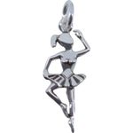 Fashion, accesorii si bijuterii - Femei - Bijuterii femei - Pandantive femei - Pandantiv, Jolie Silver, Argint 925, Model Balerina, 27 x 10 mm, 1 g - Infinity.ro