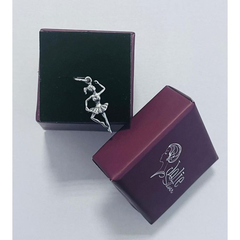 Fashion, accesorii si bijuterii - Femei - Bijuterii femei - Pandantive femei - Pandantiv, Jolie Silver, Argint 925, Model Balerina, 27 x 10 mm, 1 g - Infinity.ro