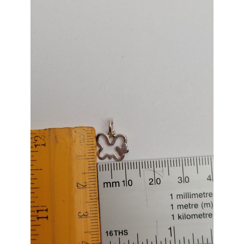 Fashion, accesorii si bijuterii - Femei - Bijuterii femei - Pandantive femei - Pandantiv, Jolie Silver, Argint 925, Model Fluture Dublu, 0.9g, 1.2 cm x 1.2 cm - Infinity.ro