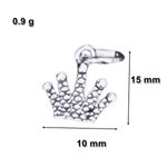 Fashion, accesorii si bijuterii - Femei - Bijuterii femei - Pandantive femei - Pandantiv din Argint 925 Jolie Silver, Model Coroana, 15 x 10 mm, 0.9 g - Infinity.ro