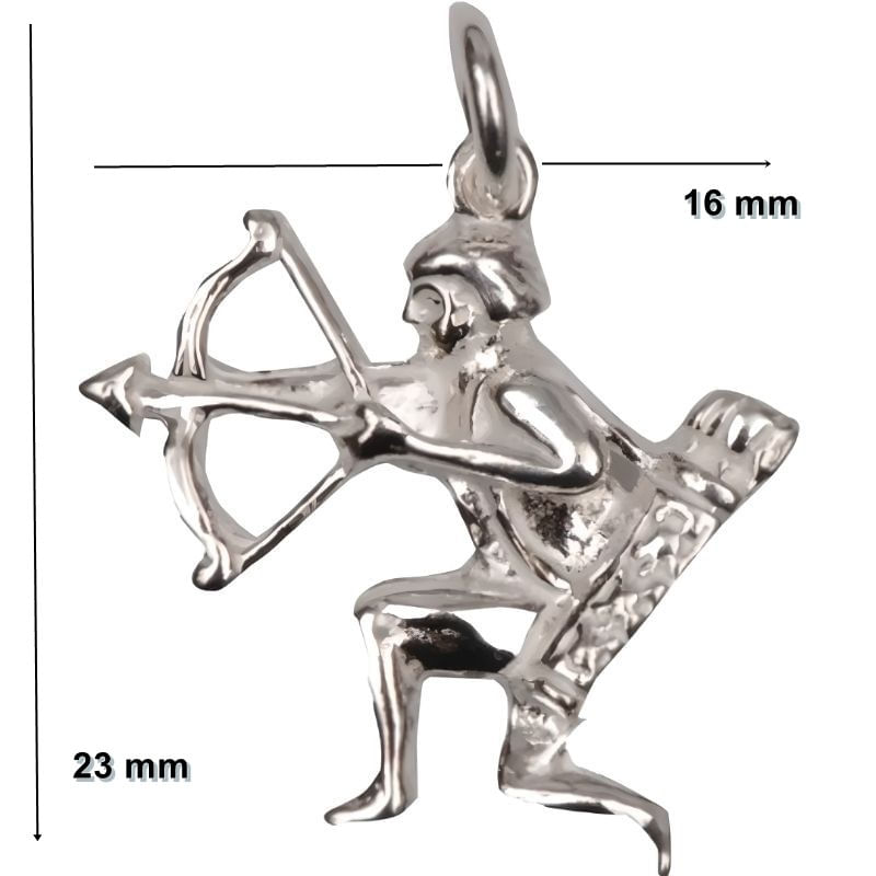Fashion, accesorii si bijuterii - Femei - Bijuterii femei - Pandantive femei - Pandantiv din Argint 925 Jolie Silver, Zodia Sagetator, 23 x 16 mm, 1.1 g - Infinity.ro
