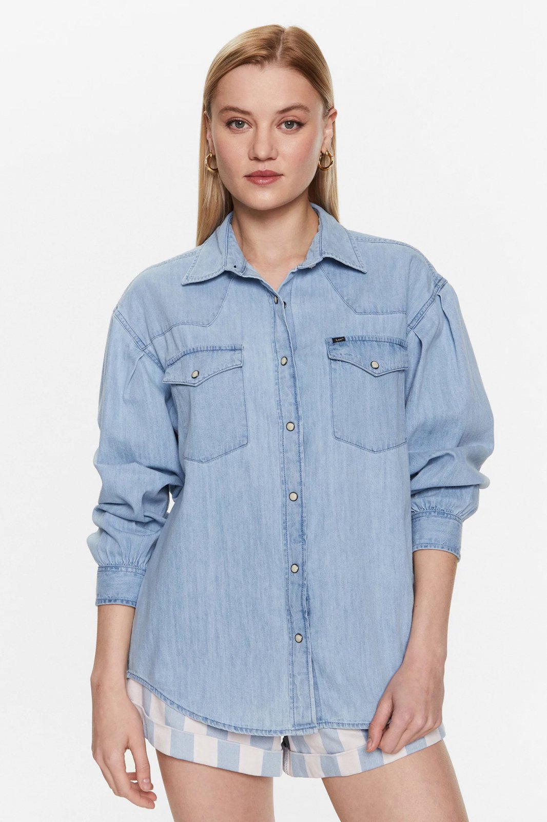 Camasa dama LEE  Western 112355108, Denim