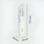 Casa si Gradina - Bucatarie si vesela - Vesela si tacamuri - Cutite si seturi de cutite - Cutit de Fructe Multifunctional, Flippy, Razatoare, Curatator Fructe-Legume, Deschizator de Sticle, 18.1x3.8x2cm, Alb - Infinity.ro