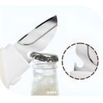 Casa si Gradina - Bucatarie si vesela - Vesela si tacamuri - Cutite si seturi de cutite - Cutit de Fructe Multifunctional, Flippy, Razatoare, Curatator Fructe-Legume, Deschizator de Sticle, 18.1x3.8x2cm, Alb - Infinity.ro