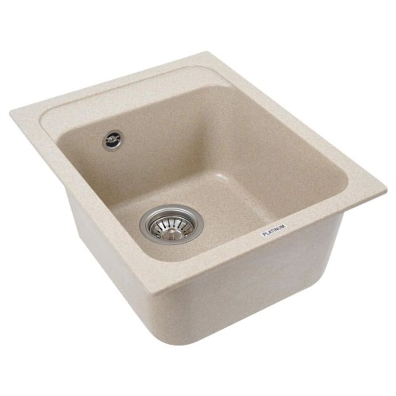 Casa si Gradina - Sanitare - Chiuveta bucatarie si accesorii - Chiuvete bucatarie - Chiuveta din compozit de granit pentru bucatarie Safari bej ELEFANT PREMIUM 4050 KORRADO - Infinity.ro