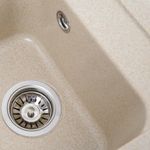 Casa si Gradina - Sanitare - Chiuveta bucatarie si accesorii - Chiuvete bucatarie - Chiuveta din compozit de granit pentru bucatarie Safari bej ELEFANT PREMIUM 4050 KORRADO - Infinity.ro