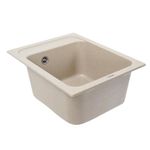 Casa si Gradina - Sanitare - Chiuveta bucatarie si accesorii - Chiuvete bucatarie - Chiuveta din compozit de granit pentru bucatarie Safari bej ELEFANT PREMIUM 4050 KORRADO - Infinity.ro