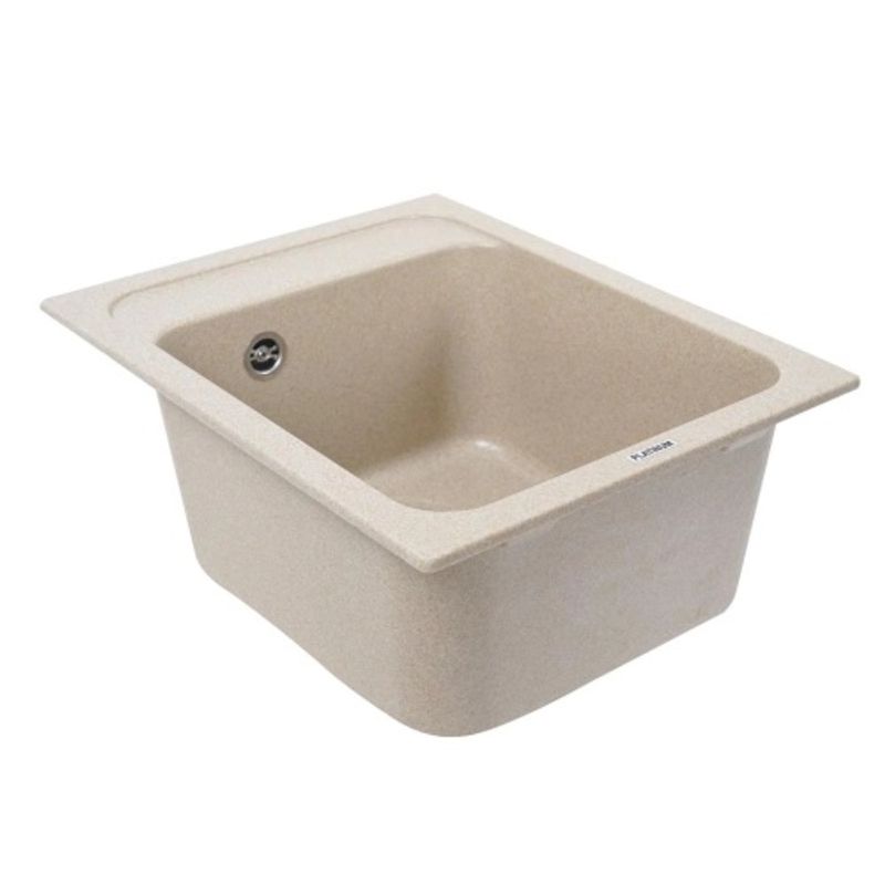 Casa si Gradina - Sanitare - Chiuveta bucatarie si accesorii - Chiuvete bucatarie - Chiuveta din compozit de granit pentru bucatarie Safari bej ELEFANT PREMIUM 4050 KORRADO - Infinity.ro