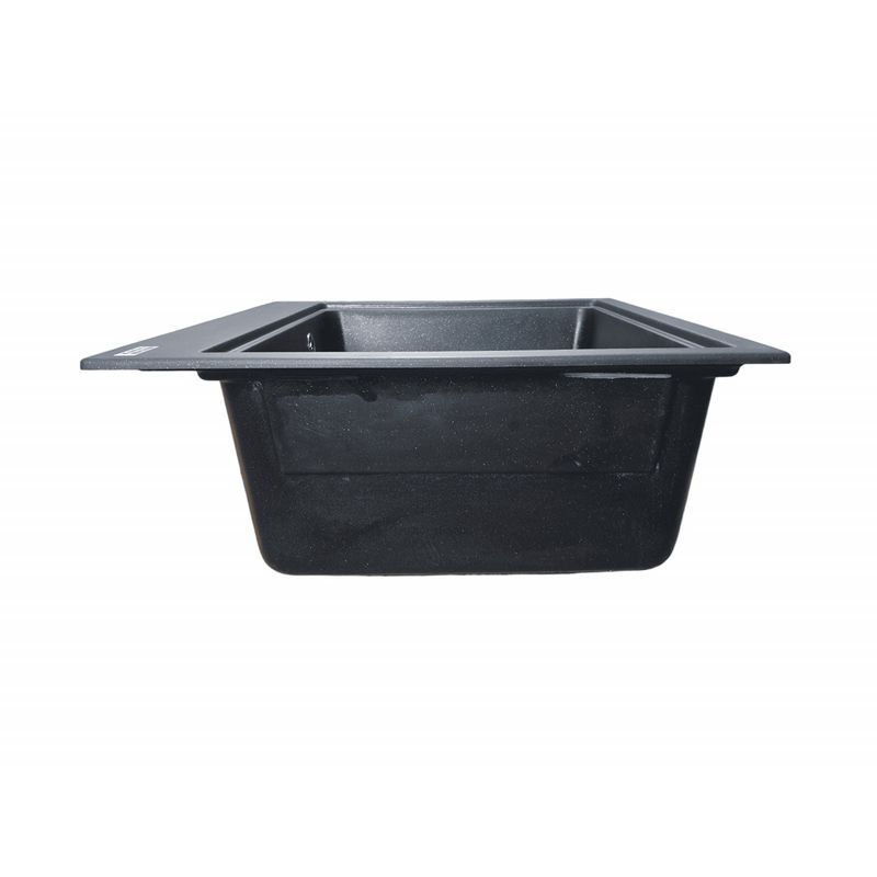 Casa si Gradina - Sanitare - Chiuveta bucatarie si accesorii - Chiuvete bucatarie - Chiuveta din compozit de granit pentru bucatarie Negru metalic ELEFANT PREMIUM 5852 VESTA - Infinity.ro