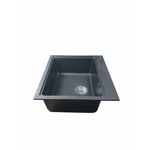 Casa si Gradina - Sanitare - Chiuveta bucatarie si accesorii - Chiuvete bucatarie - Chiuveta din compozit de granit pentru bucatarie Negru metalic ELEFANT PREMIUM 5852 VESTA - Infinity.ro
