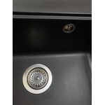 Casa si Gradina - Sanitare - Chiuveta bucatarie si accesorii - Chiuvete bucatarie - Chiuveta din compozit de granit pentru bucatarie Negru metalic ELEFANT PREMIUM 5852 VESTA - Infinity.ro