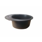Casa si Gradina/Sanitare/Chiuveta bucatarie si accesorii/Chiuvete bucatarie - Chiuveta din compozit de granit pentru bucatarie negru metalic ELEFANT PREMIUM 510 LUNA - Infinity.ro
