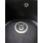 Casa si Gradina/Sanitare/Chiuveta bucatarie si accesorii/Chiuvete bucatarie - Chiuveta din compozit de granit pentru bucatarie negru metalic ELEFANT PREMIUM 510 LUNA - Infinity.ro