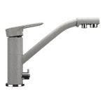 Casa si Gradina - Sanitare - Chiuveta bucatarie si accesorii - Baterii bucatarie - Baterie bucatarie Ulgran U-010 Gri Deschis, Conectiune filtru - Infinity.ro