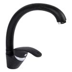 Casa si Gradina - Sanitare - Chiuveta bucatarie si accesorii - Baterii bucatarie - Baterie monocomanda pipa mobila 210mm negru - Infinity.ro