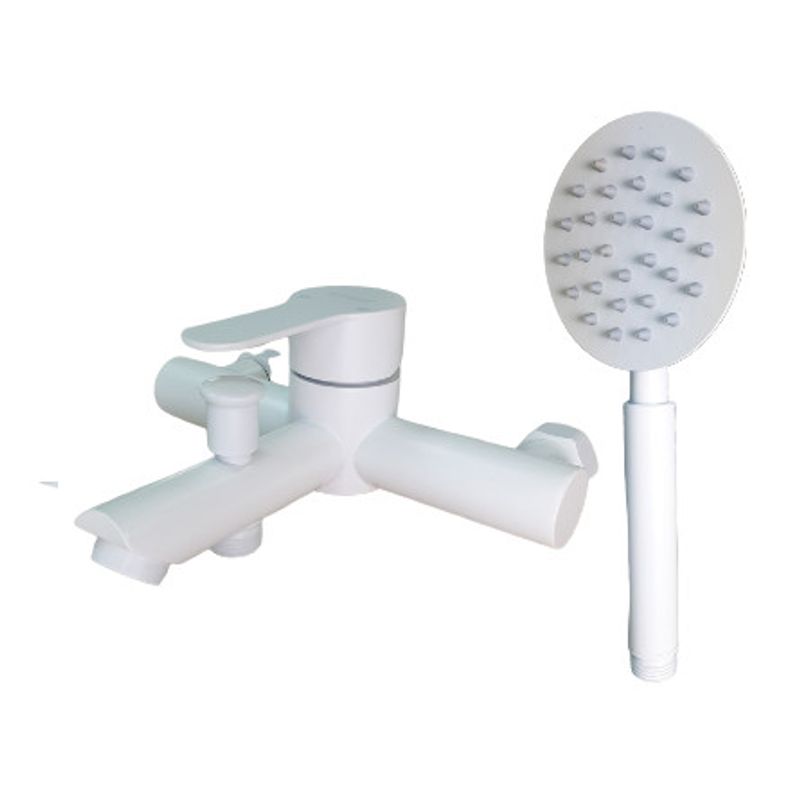 Casa si Gradina - Sanitare - Lavoar baie si accesorii - Baterii sanitare - MIXXUS DAX-009 WHITE EURO baterie baie din otel inoxidabil - Infinity.ro