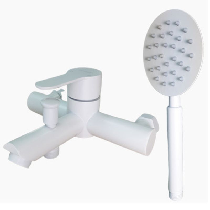 Casa si Gradina - Sanitare - Lavoar baie si accesorii - Baterii sanitare - MIXXUS DAX-009 WHITE EURO baterie baie din otel inoxidabil - Infinity.ro