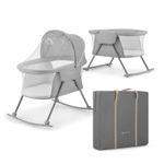 Casa si Gradina - Mobilier - Mobilier copii - Patuturi copii - PATUT KINDERKRAFT LOVI, 3 IN 1, GREY - Infinity.ro