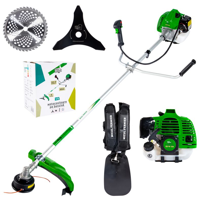 Casa si Gradina - Gradinarit si plante - Utilaje gradina - Coase electrice si motocoase - Motocositoare pe benzina 3.4CP cu 4 accesorii si pornire rapida - Infinity.ro