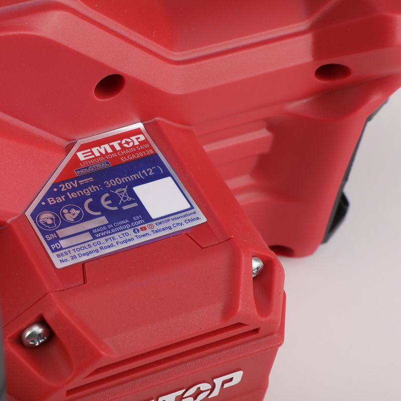 Casa si Gradina - Gradinarit si plante - Utilaje gradina - Fierastraie cu lant - Fierastrau/Drujba cu lant fara acumulator si incarcator, motor fara perii (brushless), 30cm - ELGA20128, EMTOP - Infinity.ro