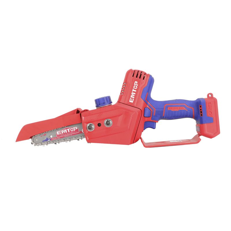 Casa si Gradina - Gradinarit si plante - Utilaje gradina - Fierastraie cu lant - Mini fierastrau cu lant fara acumulator si incarcator, motor fara perii (brushless), 15cm - ELGA2068, EMTOP - Infinity.ro