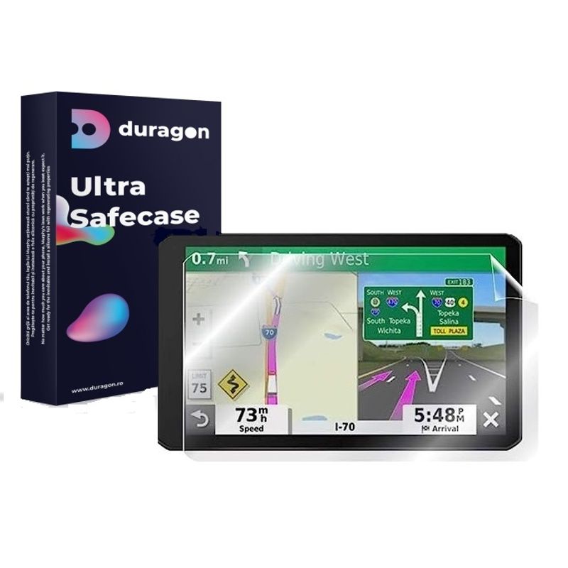 Auto si Moto - Piese auto si accesorii - Interior auto - Bord si accesorii - Folie Nissan LEAF 2021-2024, Duragon, protectie Display Navigatie, din silicon - Infinity.ro