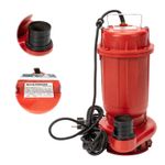 Casa si Gradina - Gradinarit si plante - Instalatii si accesorii pentru irigatii - Pompe apa - Pompa pentru apa murdara din fonta, WQD rosie 16 m, 1100W, 250 l/min - Infinity.ro
