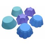 Casa si Gradina - Bucatarie si vesela - Ustensile bucatarie - Forme prajituri - Forma din silicon pentru prajituri briose, model diverse, termorezistenta, 6 cavitati, 537COF - Infinity.ro